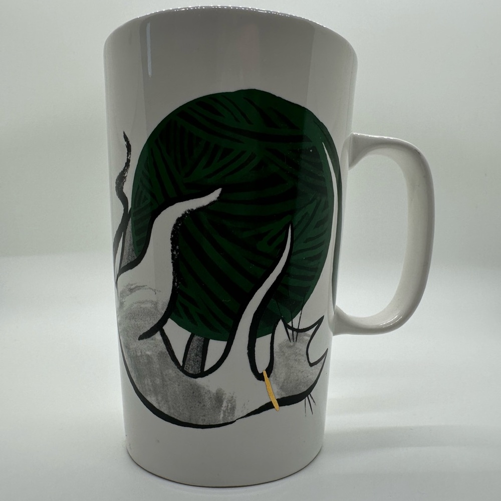 Starbucks Cat & Yarn 2015 Tall Coffee or Tea Mug 16oz